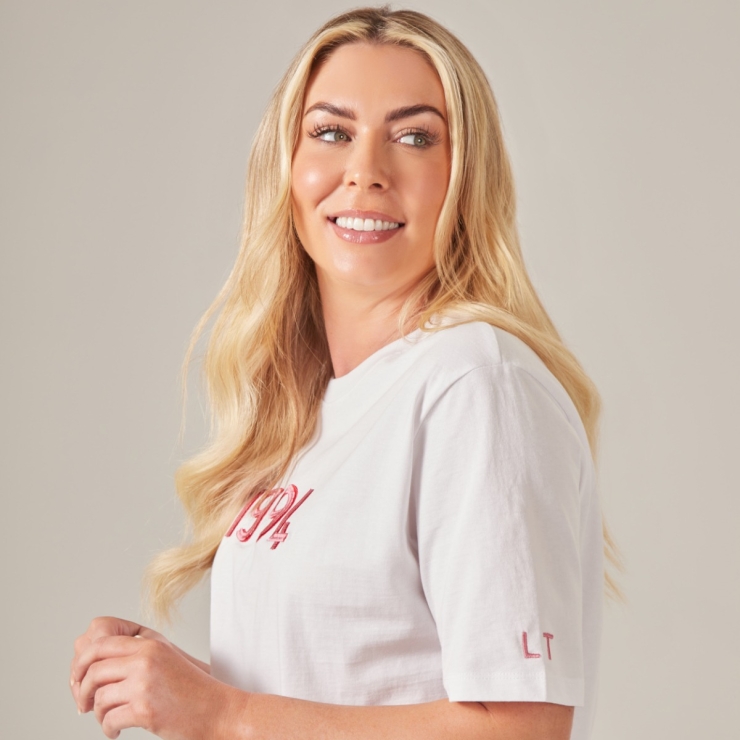 Personalised Women's Retro Birth Year White T-Shirt