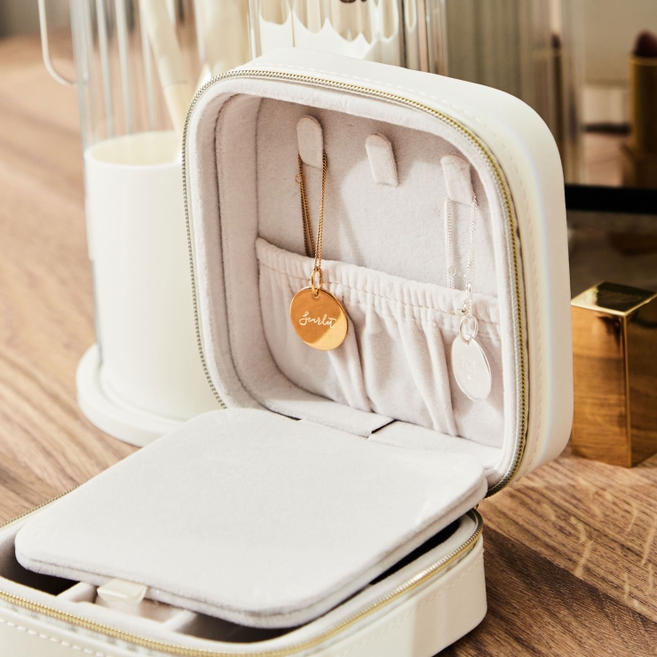 Personalised White Jewellery Box