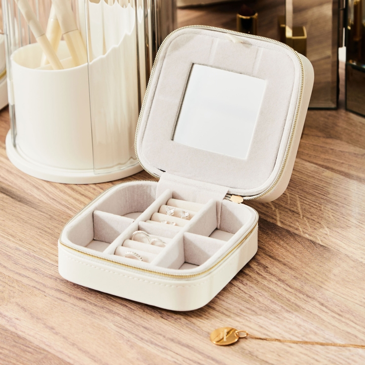 Personalised White Jewellery Box
