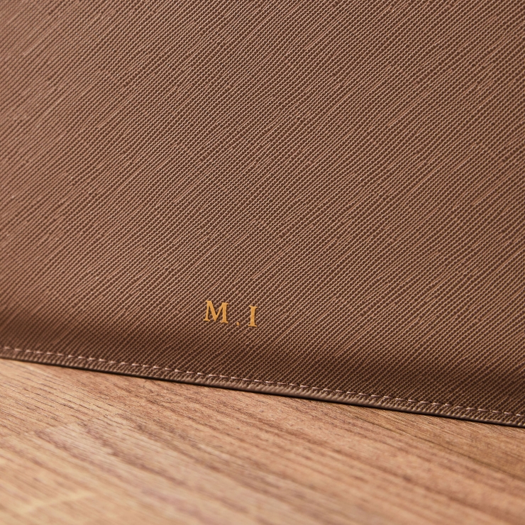 Personalised Taupe Everyday Pouch