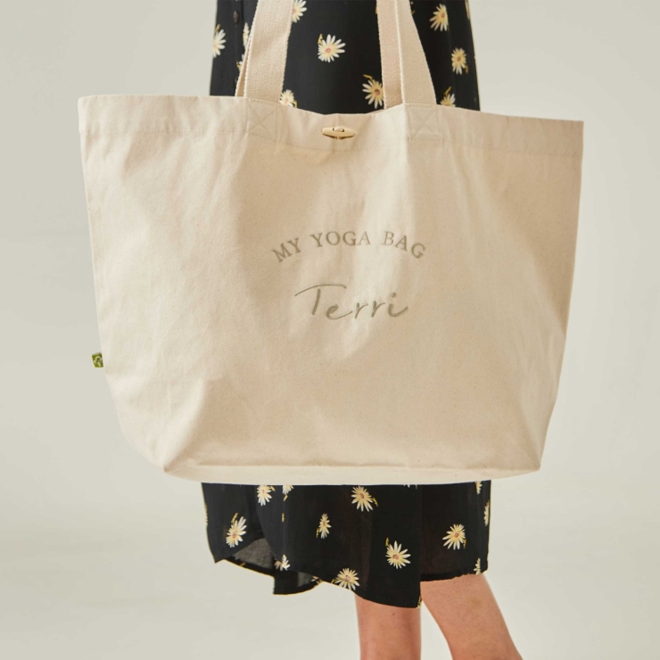 Personalised Canvas Beach Tote Bag