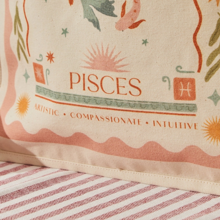 Personalised Zodiac Sign Tote Bag