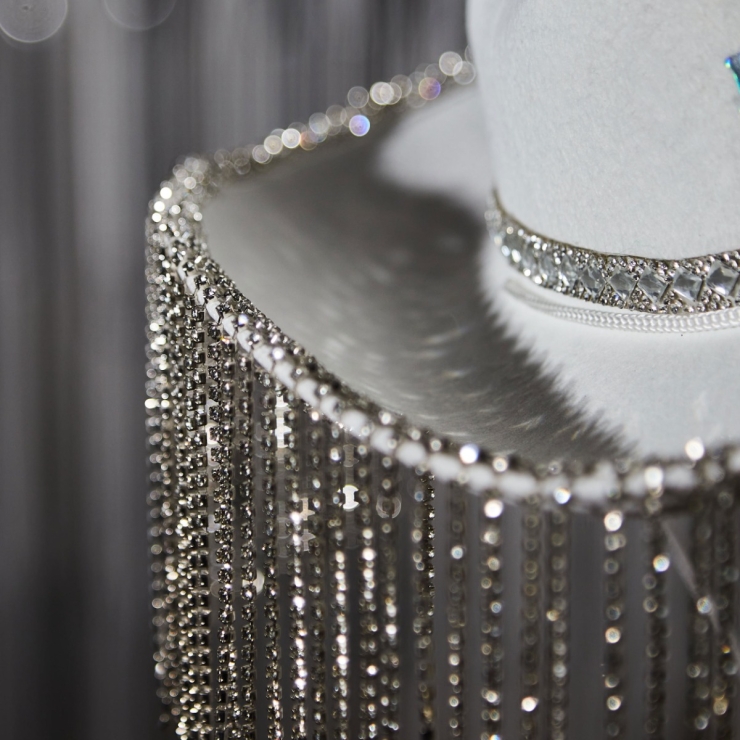 Personalised Bride Cowboy Hat