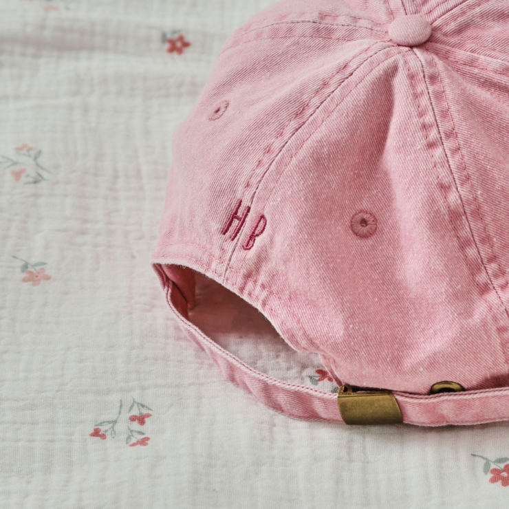 Personalised Adults Mama Vintage Pink Cap