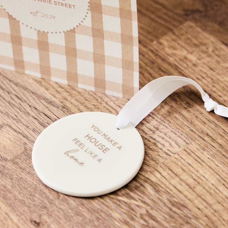 Personalised New Home Ceramic Decoration