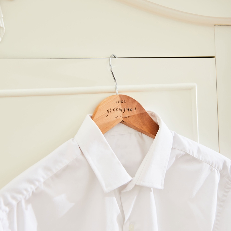 Personalised Groomsman Wooden Hanger
