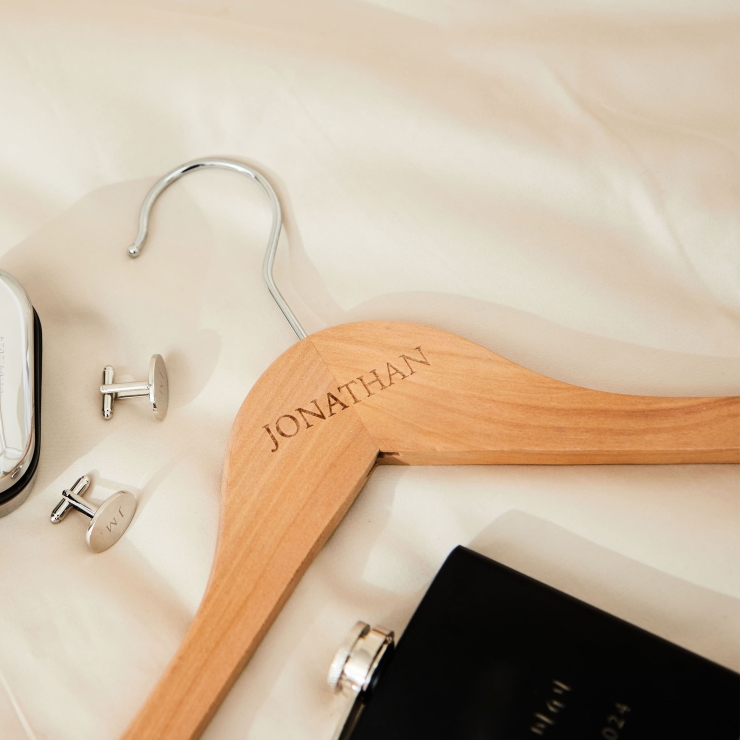 Personalised Block Name Wooden Hanger