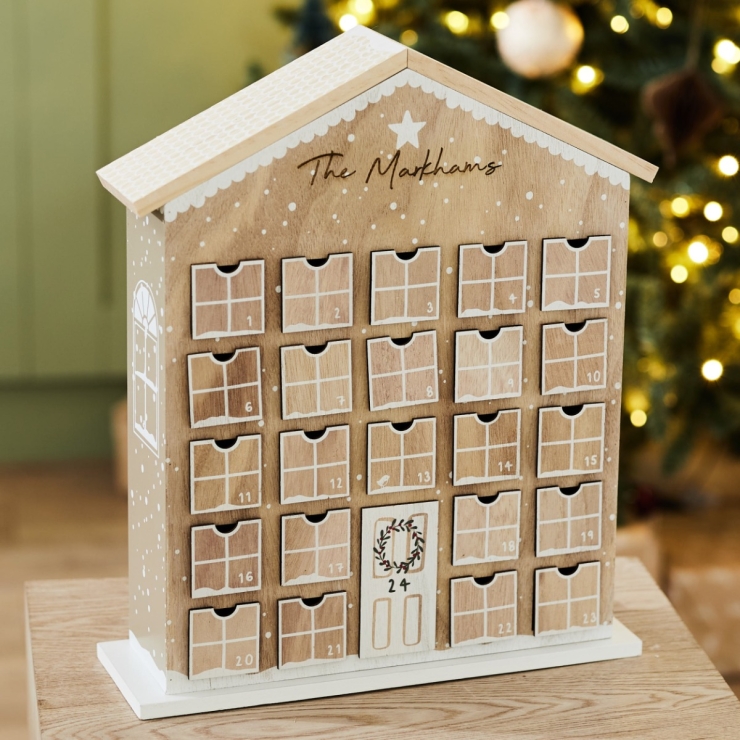 Personalised Family Christmas Advent Calendar 