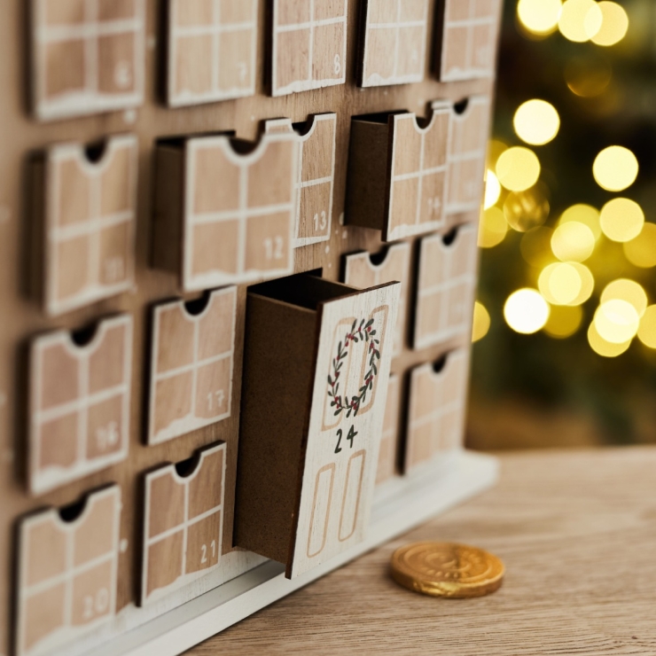 Personalised Family Christmas Advent Calendar 