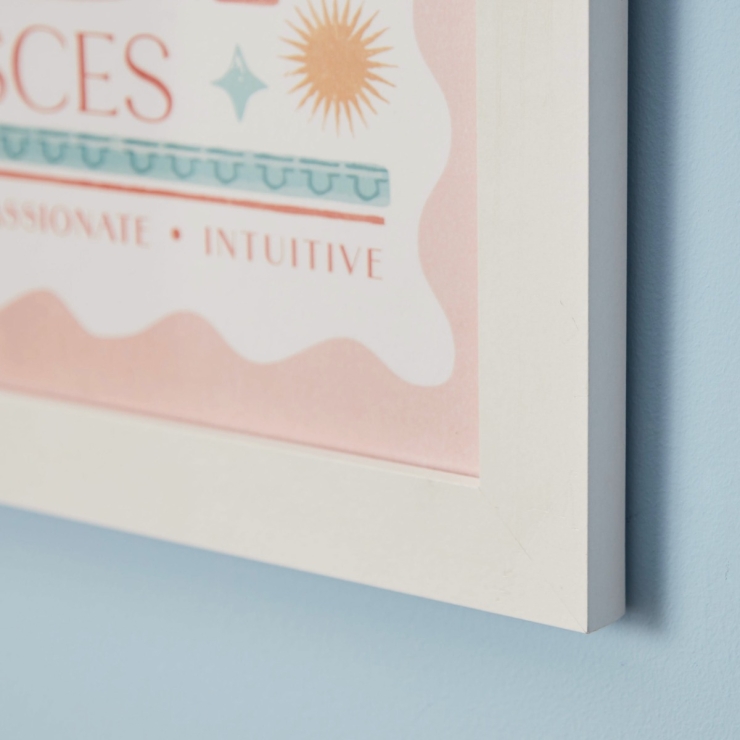 Personalised Zodiac Sign Framed Wall Print