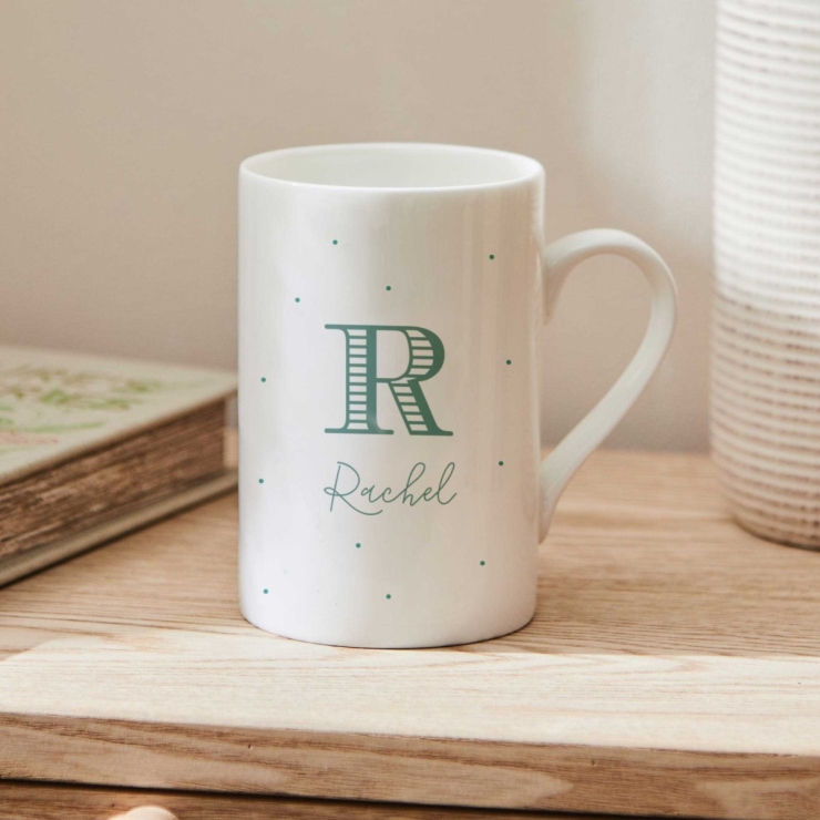 Personalised Initial or Number Tall Mug