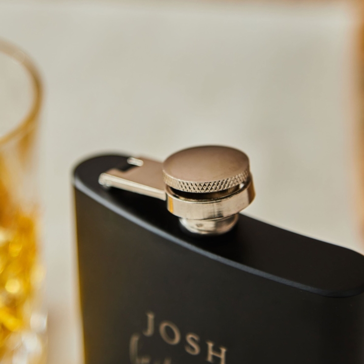 Personalised Wedding Hip Flask