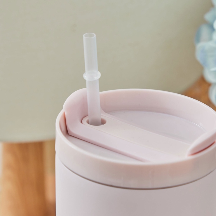 Personalised Pink 1.2l Thermal Travel Handle Tumbler 
