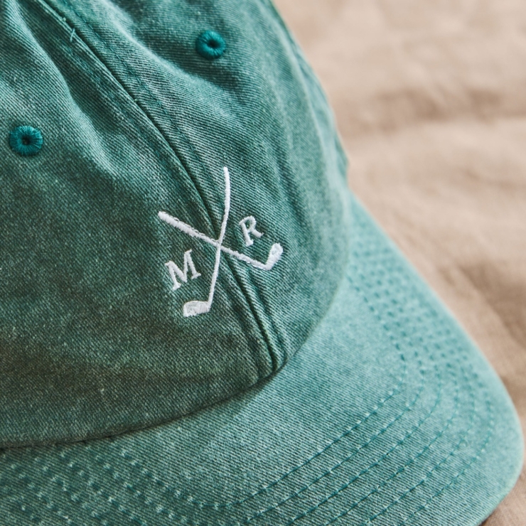 Personalised Golf Initial Green Cap