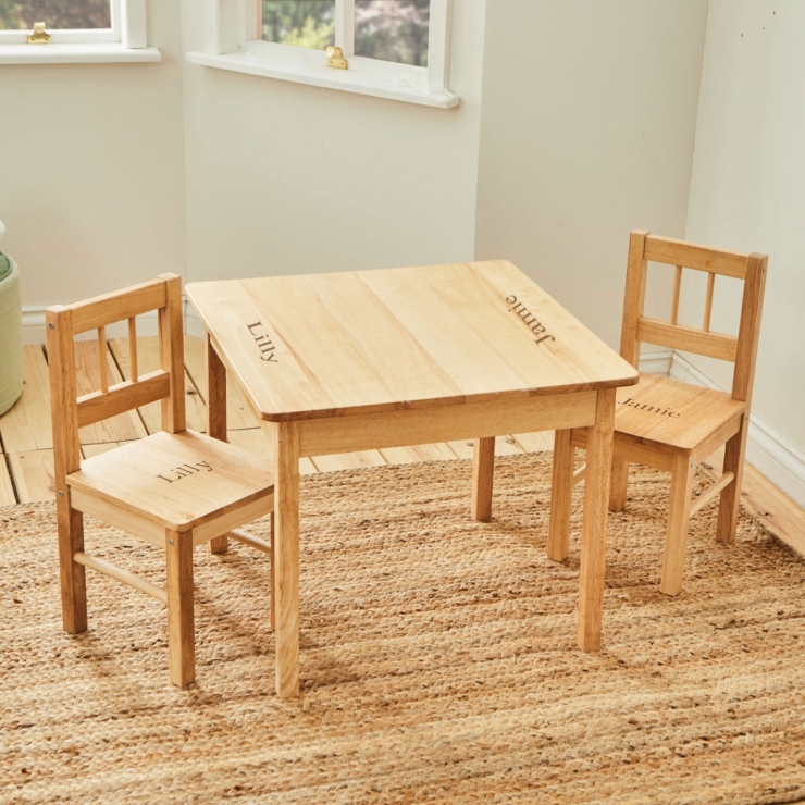 Personalised Table & Chairs Set 