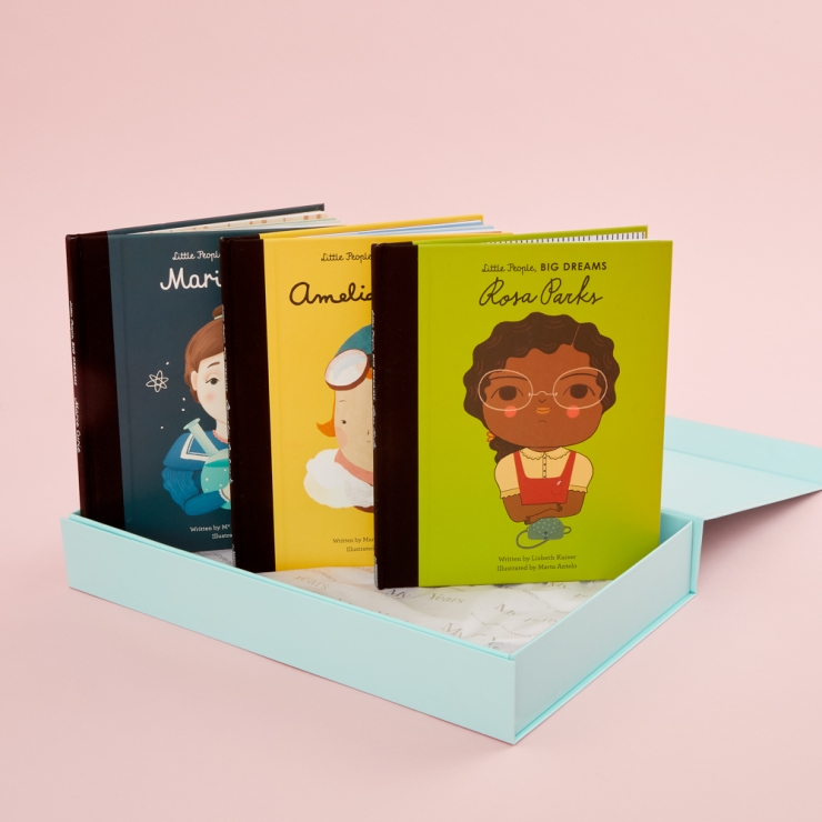 Personalised Little People, Big Dreams Mini Feminists Book Collection