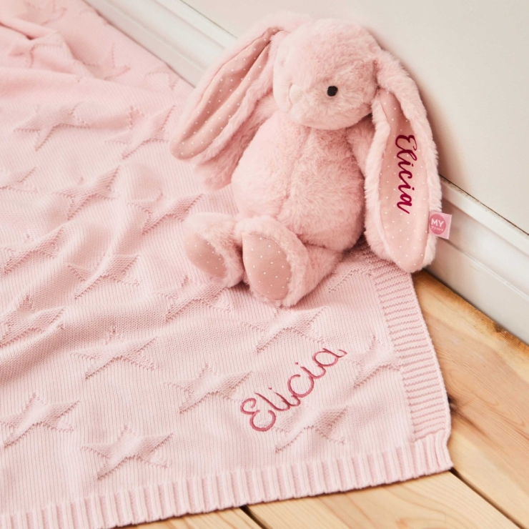 Personalised Pink Bedtime Cuddle Gift Set