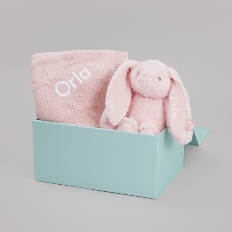 Personalised Pink Bedtime Cuddle Gift Set