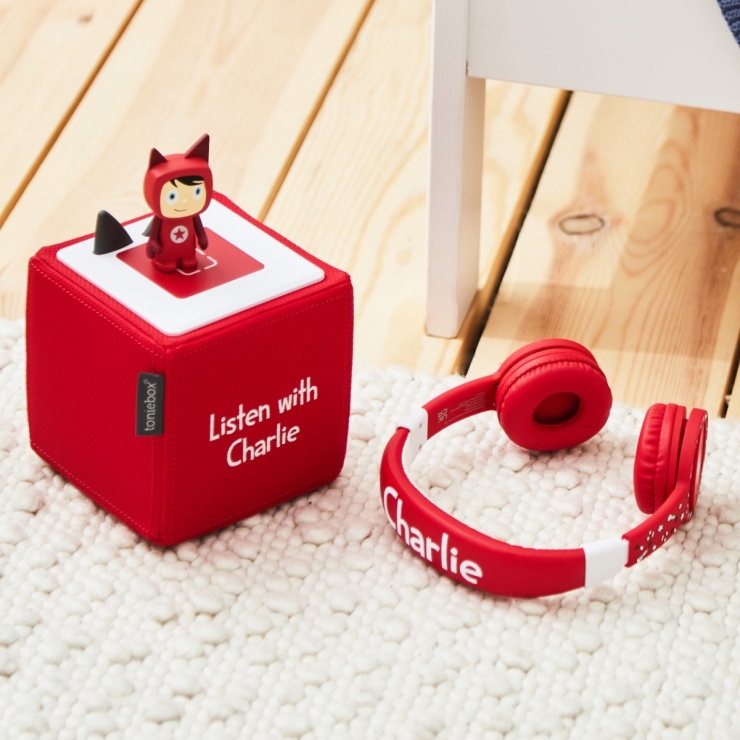 Personalised Red Tonies Gift Set