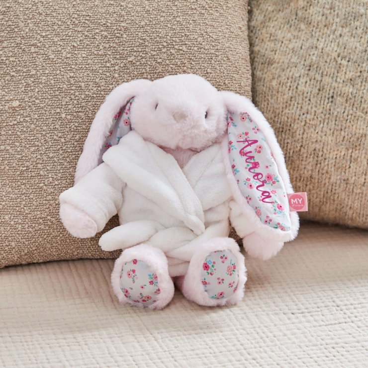 Personalised Bunny & Robe Gift Set 