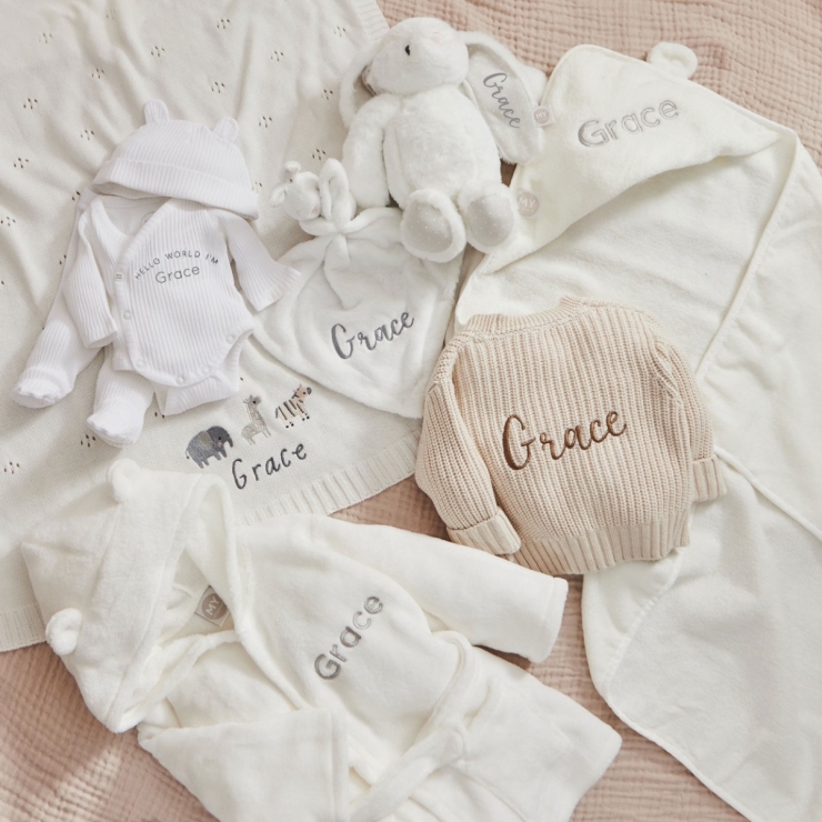 Personalised Harrods Exclusive New Baby Gift Set