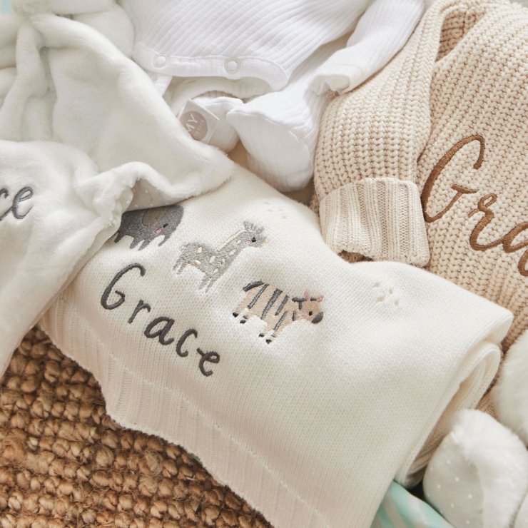 Personalised Harrods Exclusive New Baby Gift Set