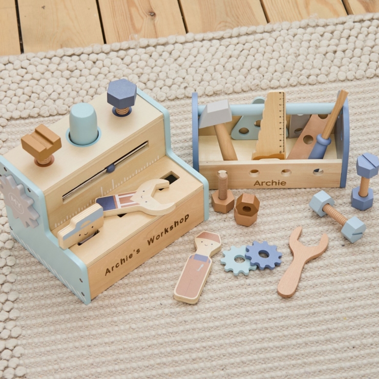 Personalised Tool Hammer and Box Gift Set