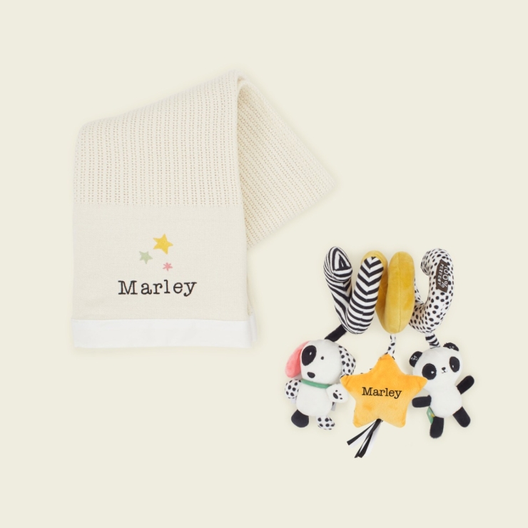 Personalised Mini Mono Travel Essentials Set