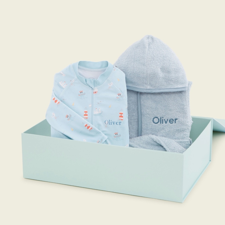 Personalised Blue My 1st Swim Set