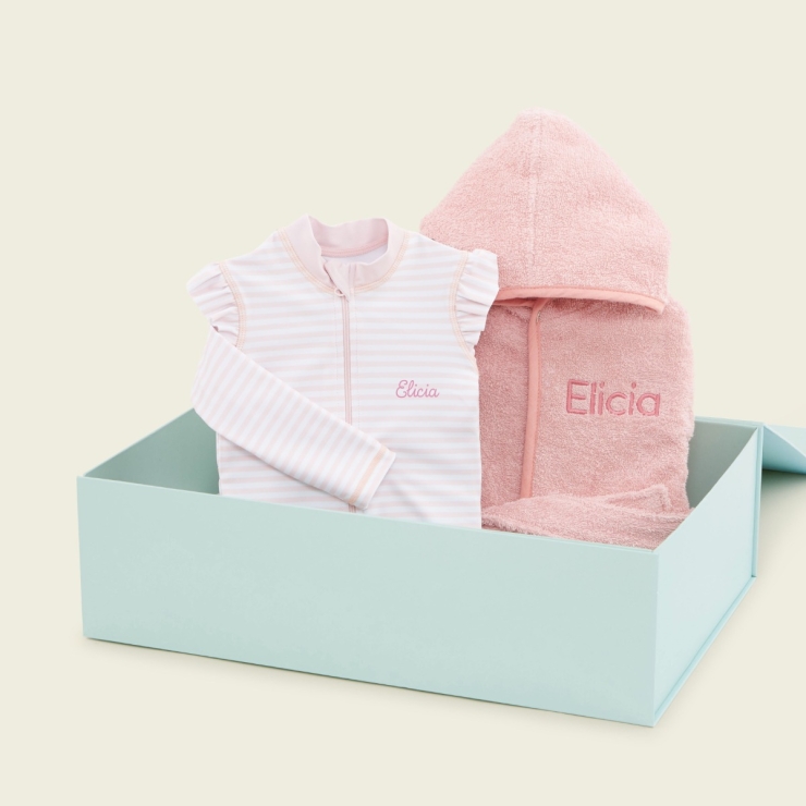 Personalised Pink My 1st Swim Set
