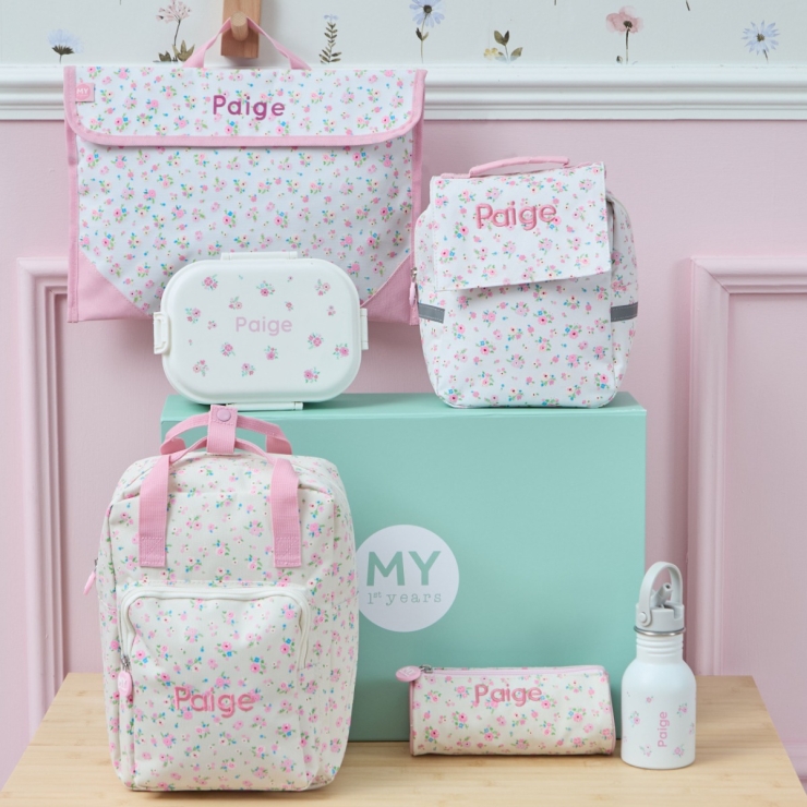 Personalised Ditsy Ultimate Back To School Set