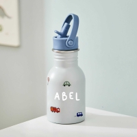 Personalized Blue On The Move Water Bottle