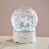 Personalised Born To Be Loved Snow Globe 