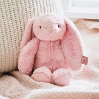 Personalised Pink Bunny Soft Toy