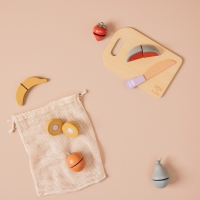 Personalised Just Bee Kids Wooden Cutting Fruit Set FSC®