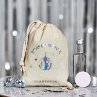Personalised Stayin' Alive Hen Party drawstring Gift Bag