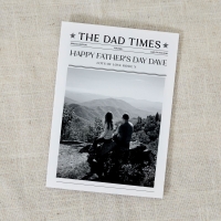 Personalised The Dad Times Father's Day Photo Card