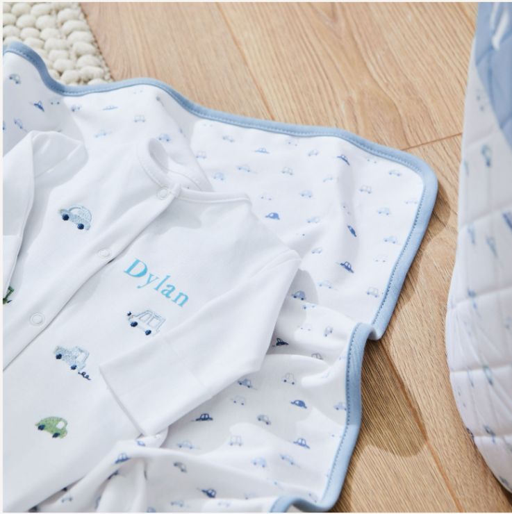 Personalized Transport Jersey Sleepsuit