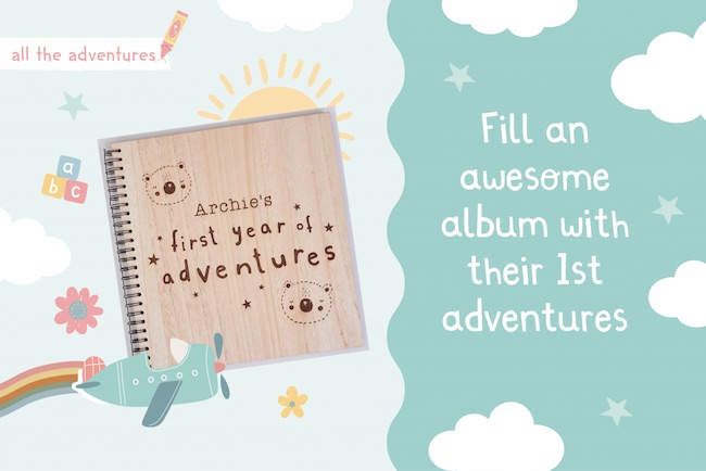 Fill an awesome album with their 1st adventures