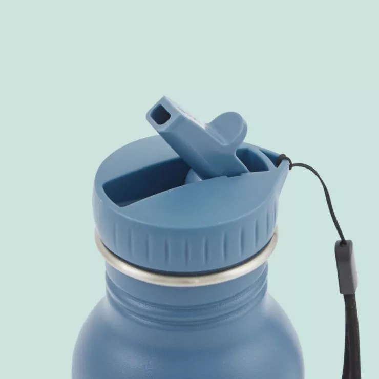 Personalised Trixie Blue Elephant 350ml Water Bottle