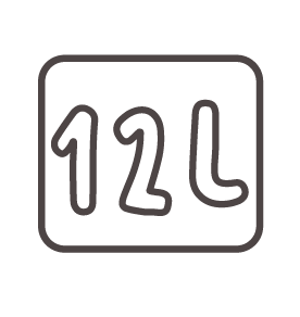 12 L capacity