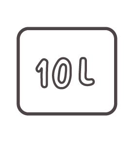 10 L capacity